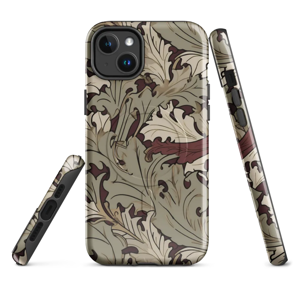 Velvet Foliate on MagSafe Tough Case for iPhone® — Front