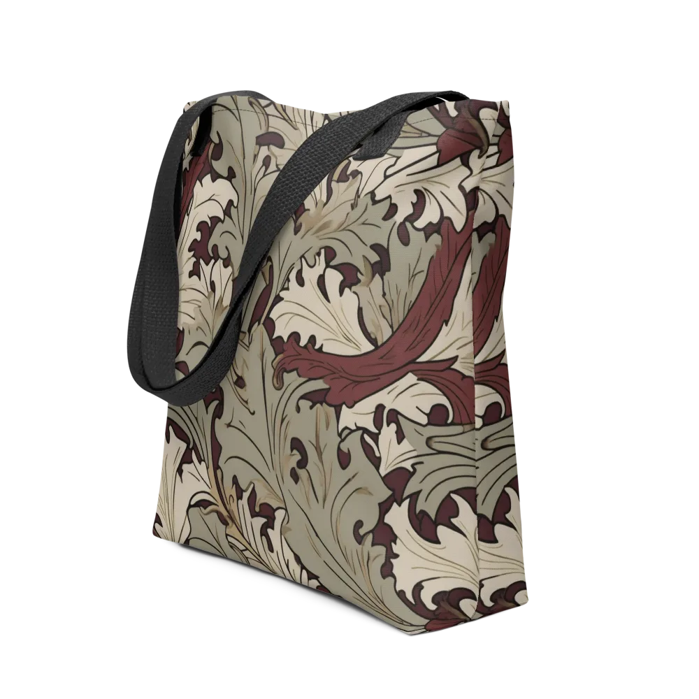 Velvet Foliate on Tote Bag — Front