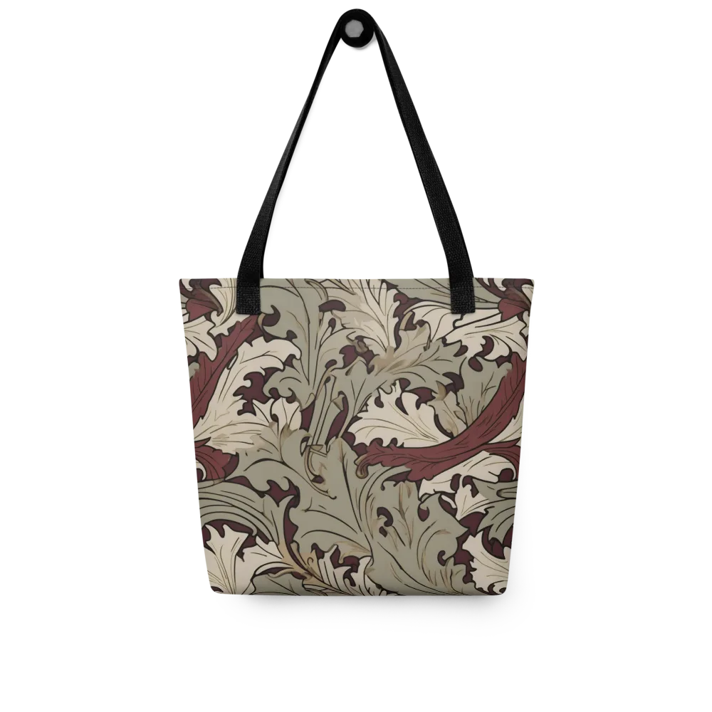 Velvet Foliate on Tote Bag — Front