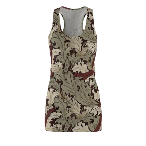 Velvet Foliate on a Racerback Dress