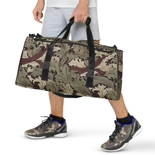 Velvet Foliate on a Duffle Bag