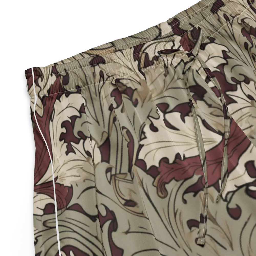 Velvet Foliate on Women's Pajama Shorts — Product details