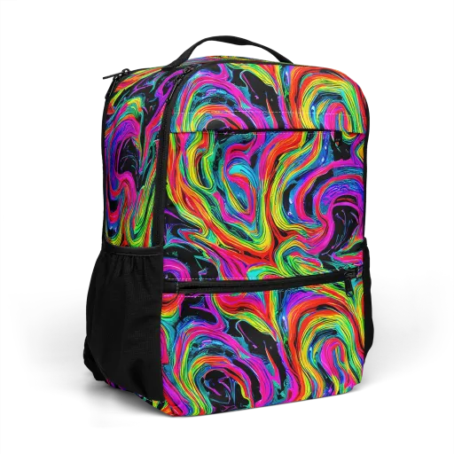 Fluorescent Current on a Utility Backpack