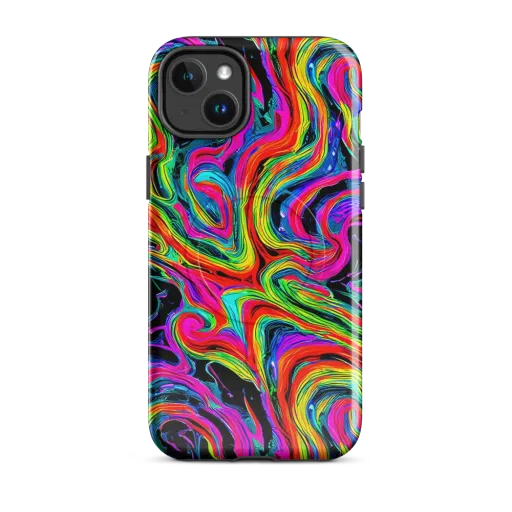 Fluorescent Current on a MagSafe Tough Case for iPhone®