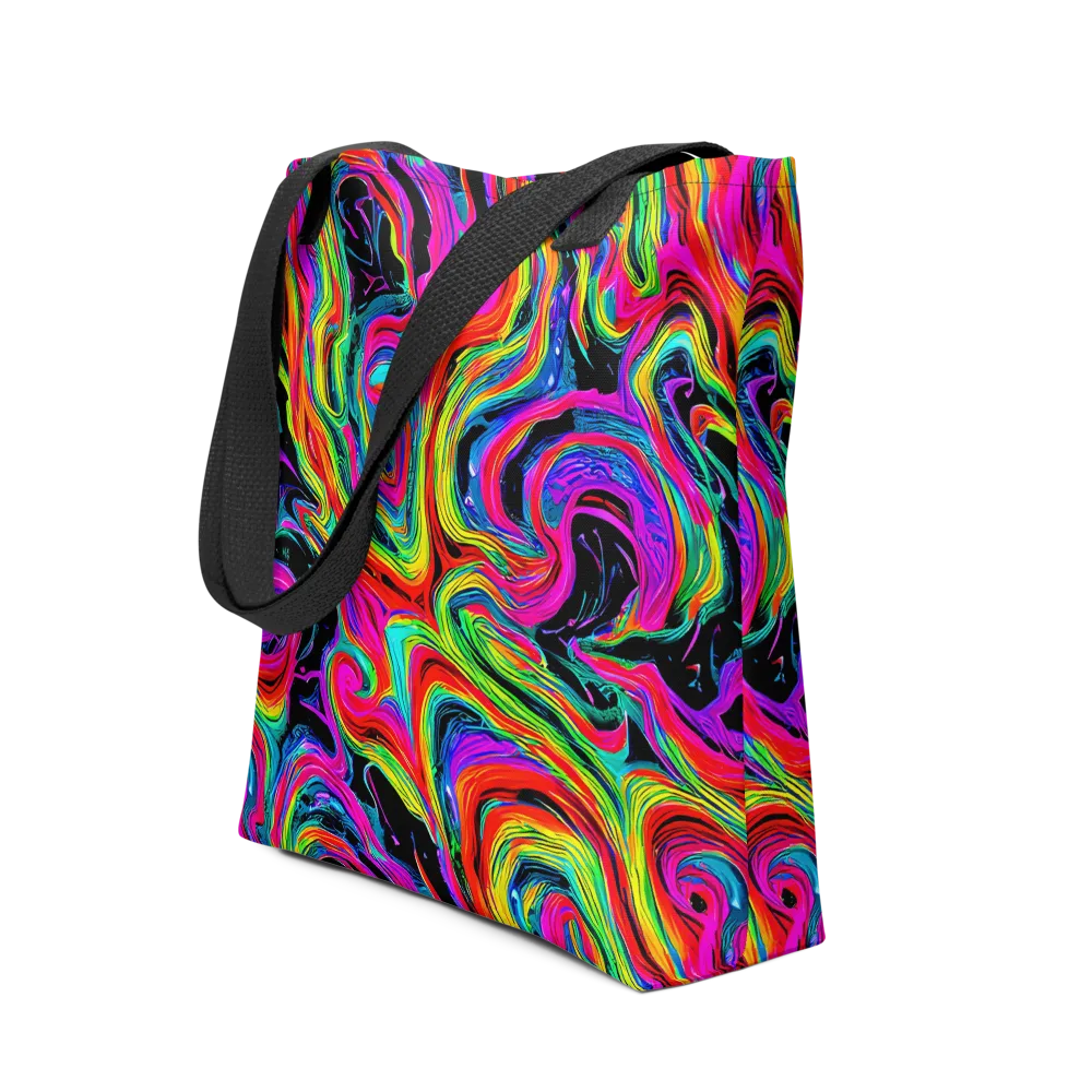 Fluorescent Current on Tote Bag — Front