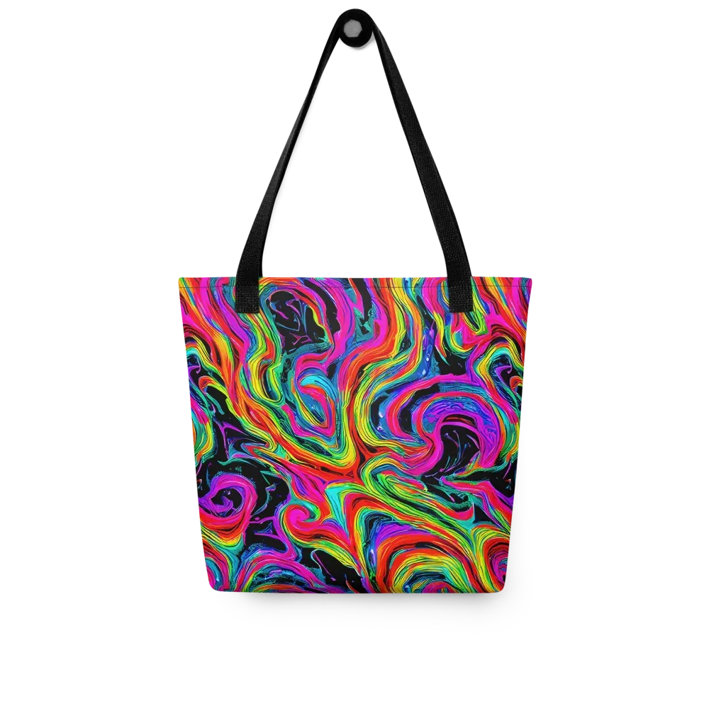 Fluorescent Current on Tote Bag — Front