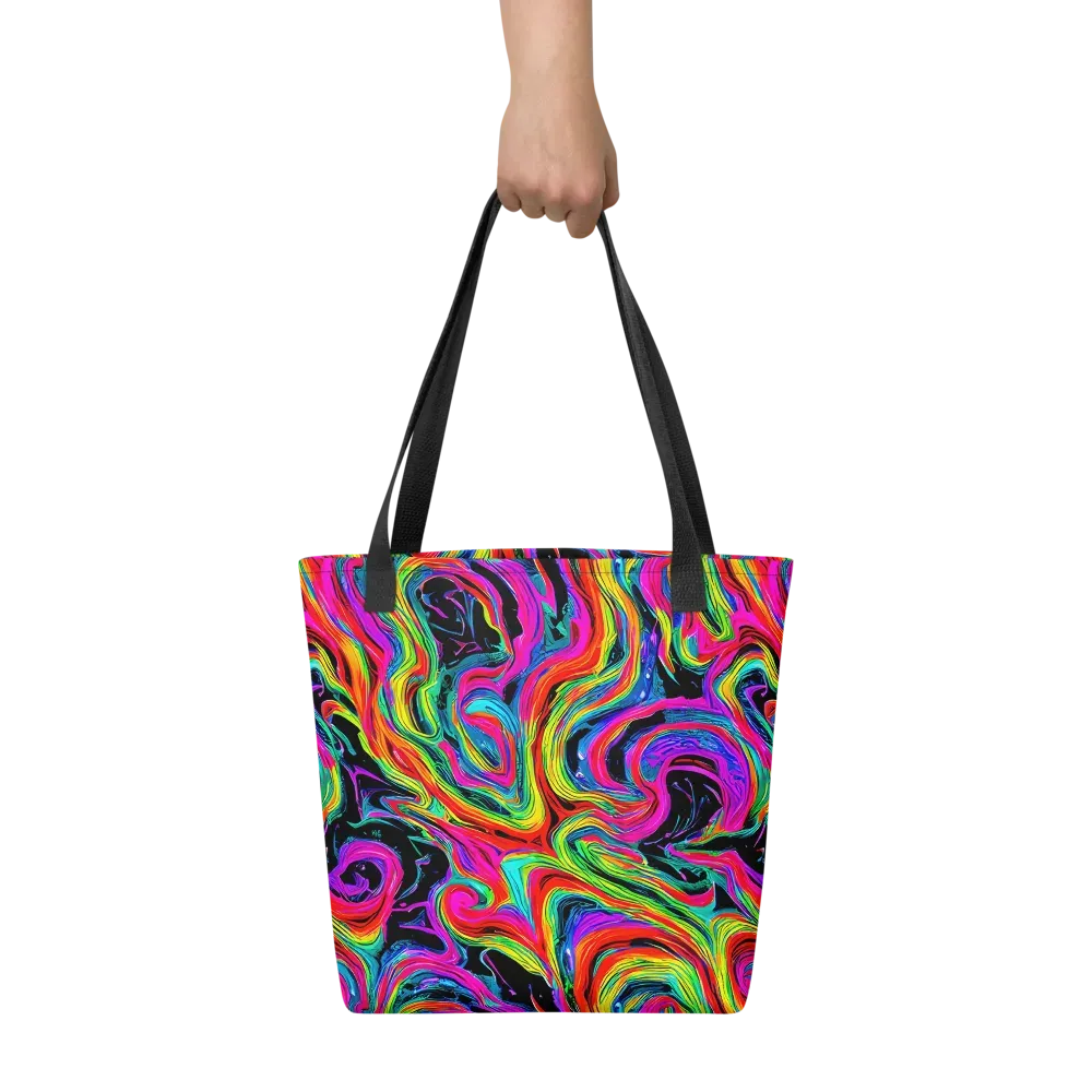 Fluorescent Current on Tote Bag — Front