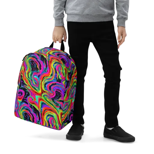Fluorescent Current on a Minimalist Backpack