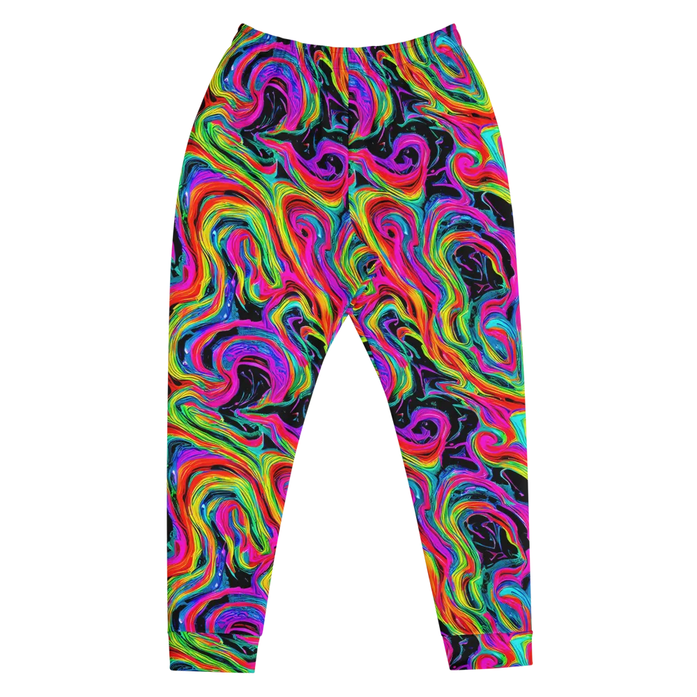 Fluorescent Current on Men's Joggers — Front