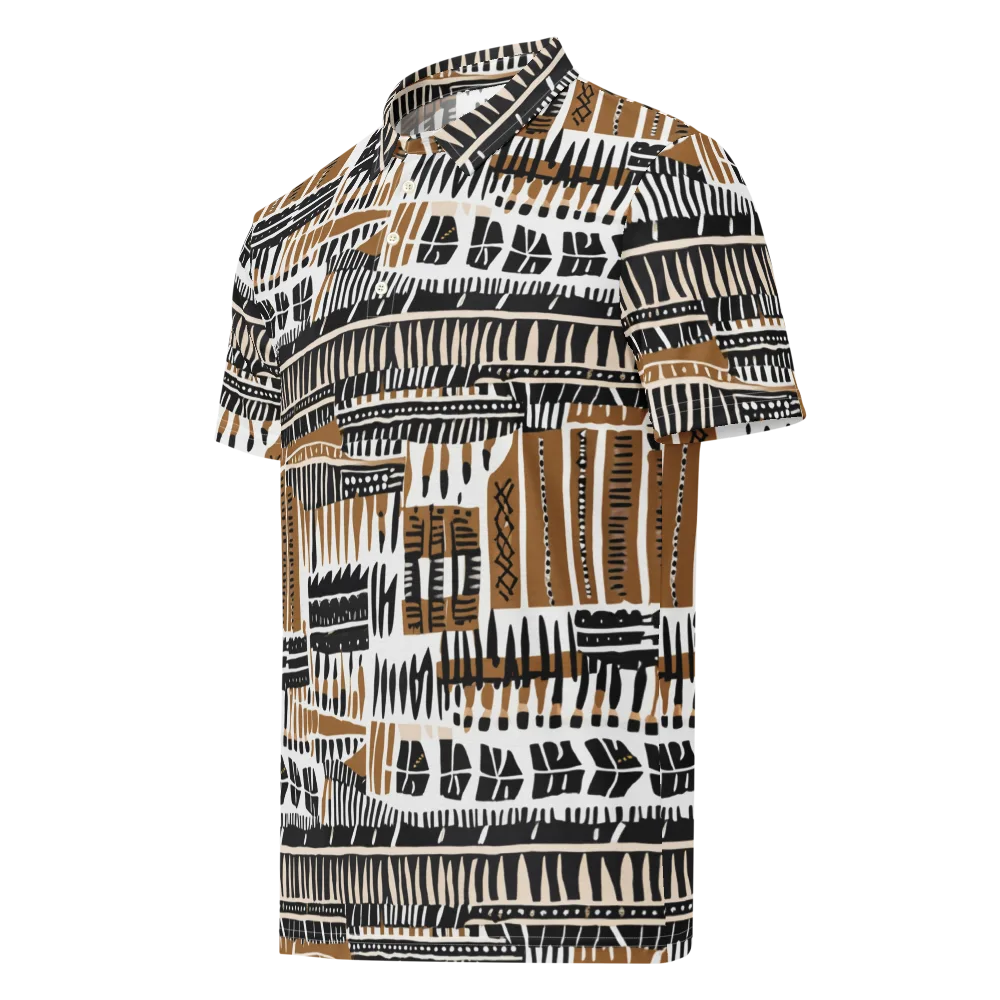 Desert Keys on Men's Slim Fit Polo Shirt — Left Front