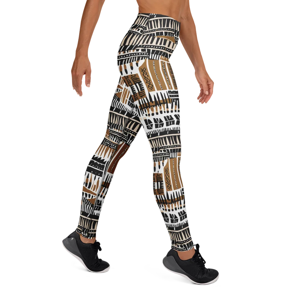 Desert Keys on Yoga Leggings — Right