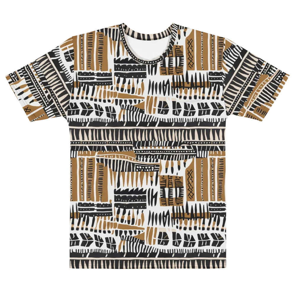 Desert Keys on Men's Cotton Crew Neck T-Shirt — Front