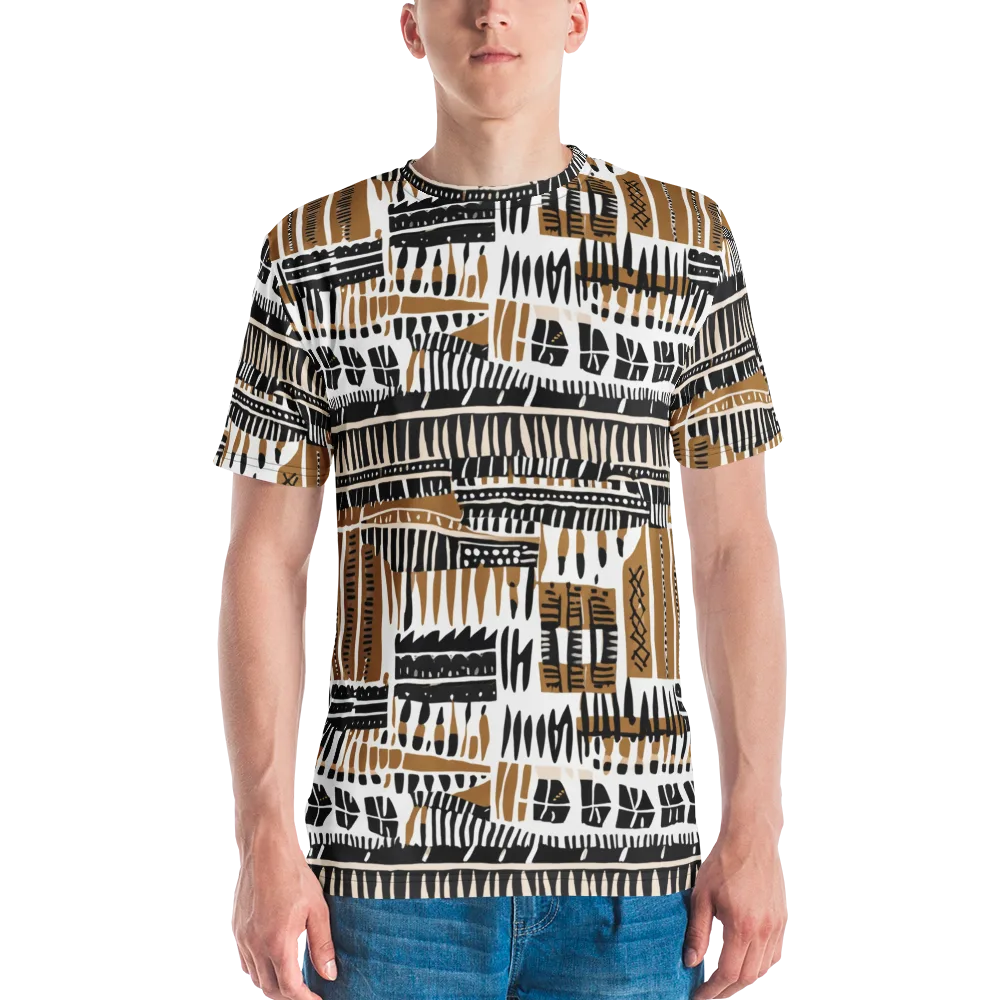 Desert Keys on Men's Crew Neck T-Shirt — Front