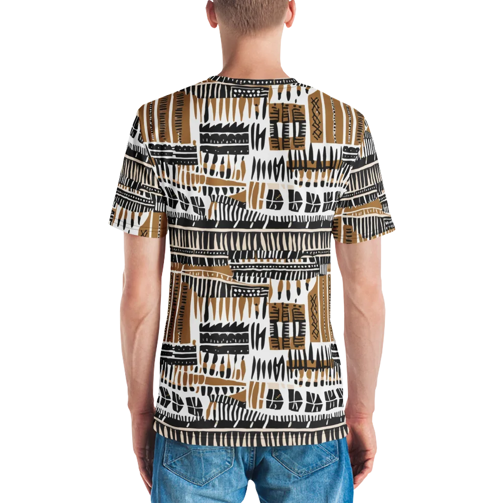 Desert Keys on Men's Crew Neck T-Shirt — Back