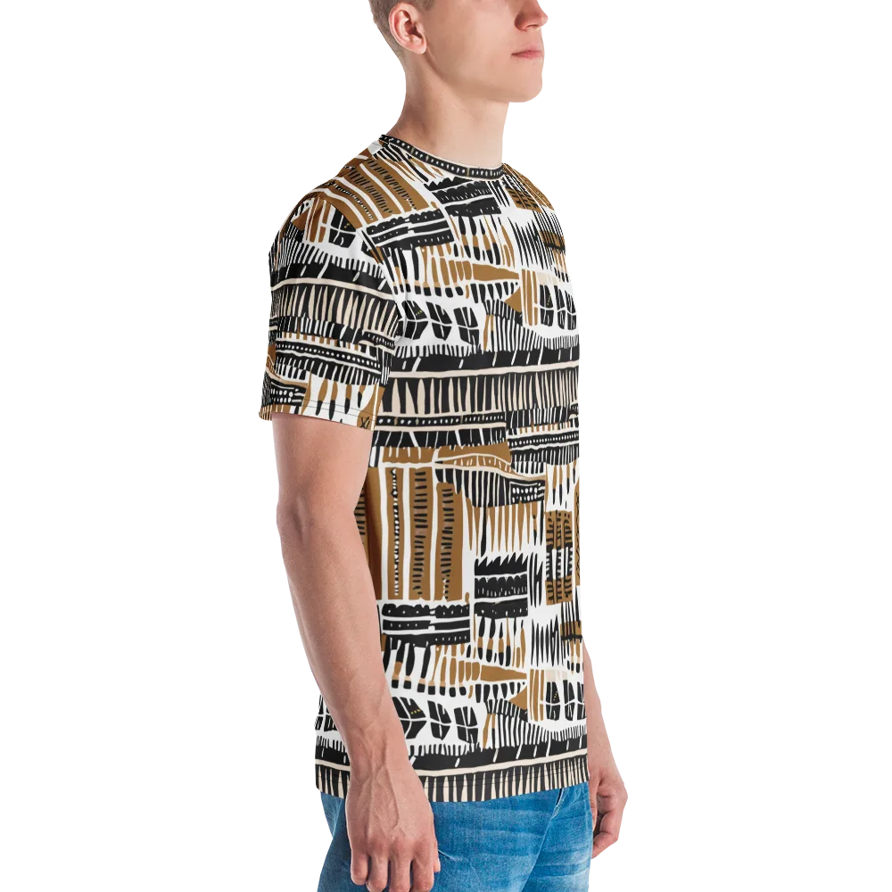 Desert Keys on Men's Crew Neck T-Shirt — Right