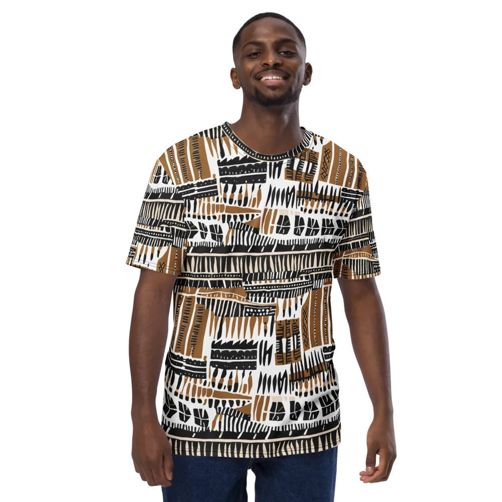 Desert Keys on Men's Crew Neck T-Shirt — Front