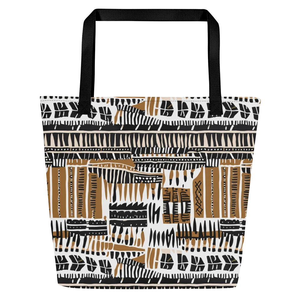 Desert Keys on Large Tote Bag W/ Pocket — Front