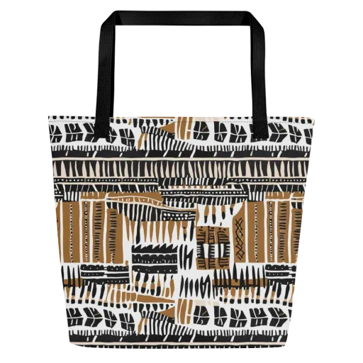 Desert Keys on a Large Tote Bag W/ Pocket