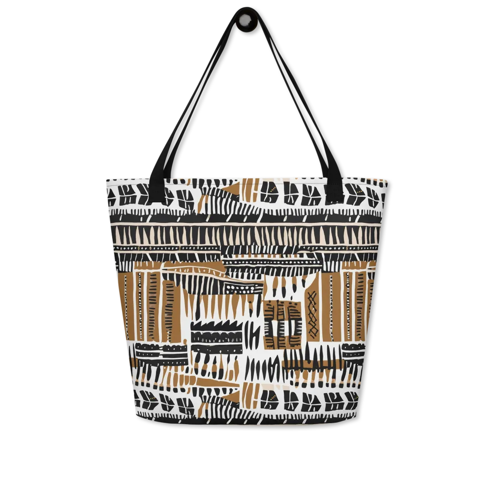 Desert Keys on Large Tote Bag W/ Pocket — Front