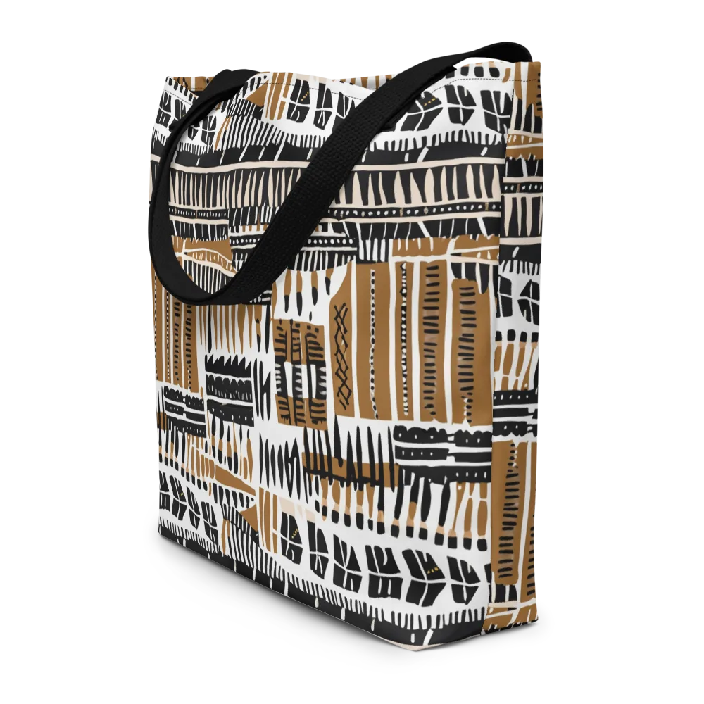 Desert Keys on Large Tote Bag W/ Pocket — Front