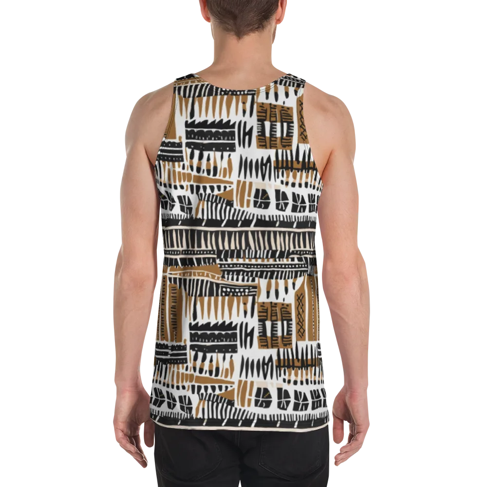 Desert Keys on Men's Tank Top — Back