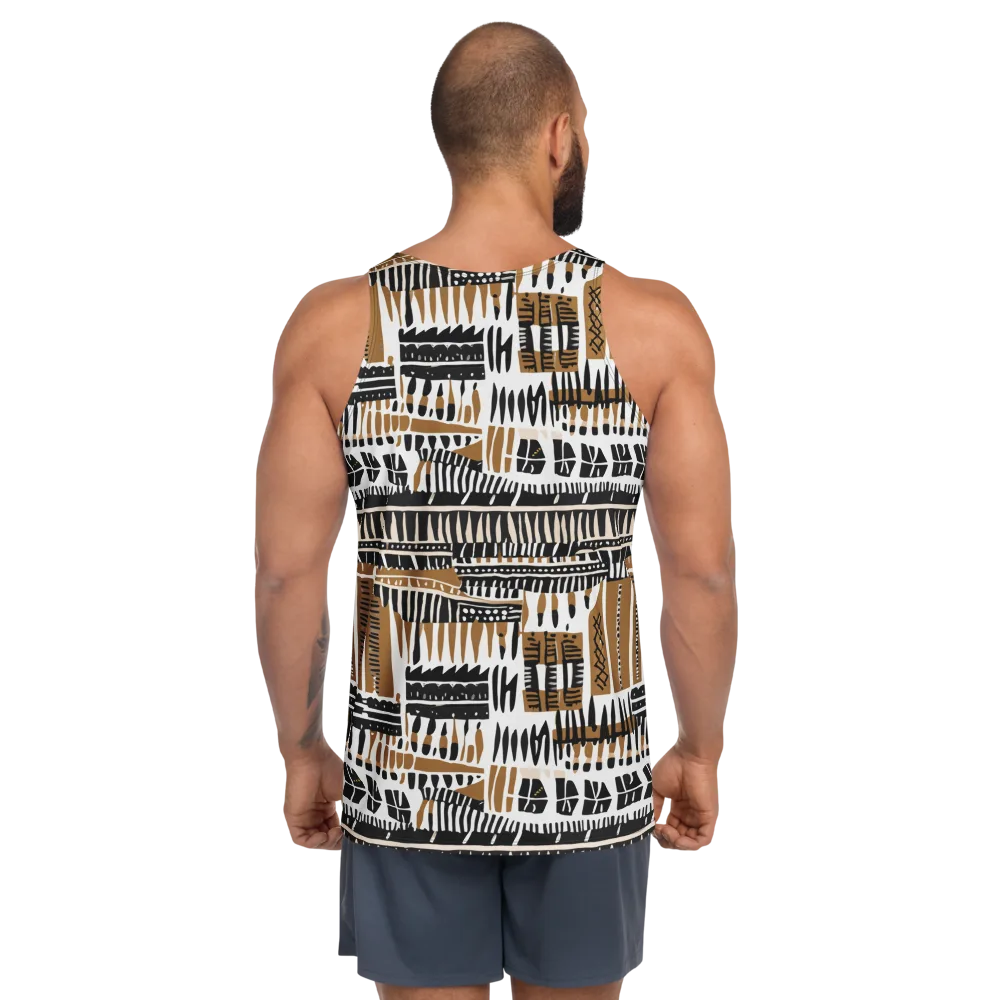 Desert Keys on Men's Tank Top — Back