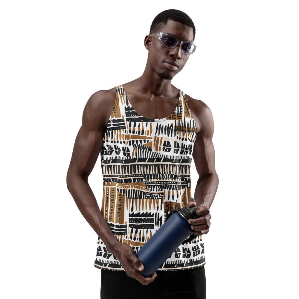 Desert Keys on Men's Tank Top — Front