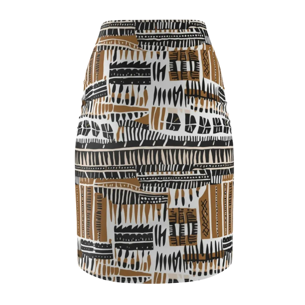 Desert Keys on Pencil Skirt — Back