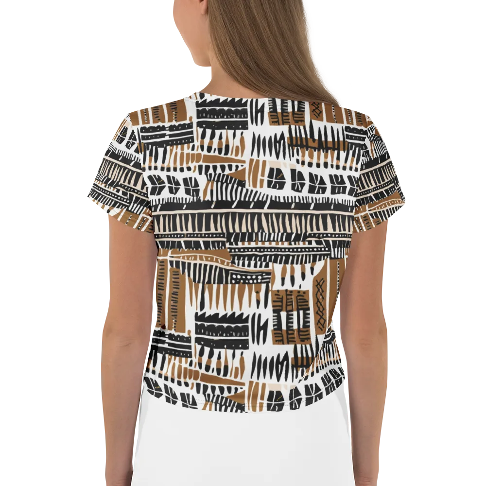 Desert Keys on Crop Tee — Back