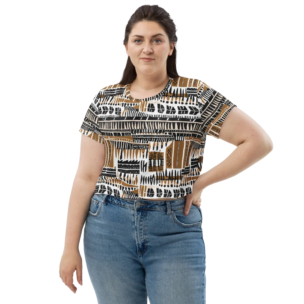 Desert Keys on Crop Tee — Front