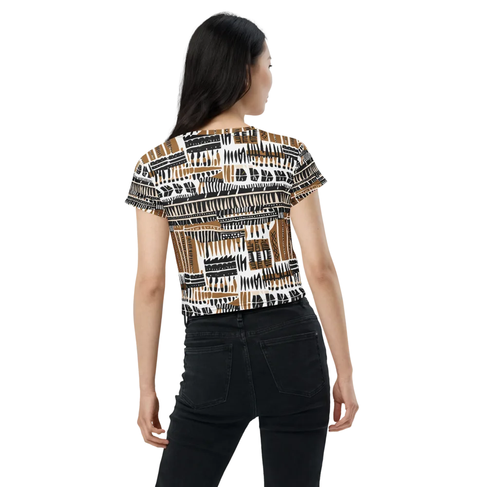 Desert Keys on Crop Tee — Back