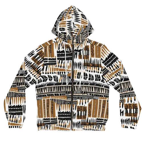 Desert Keys on a Women's Full-Zip Hoodie