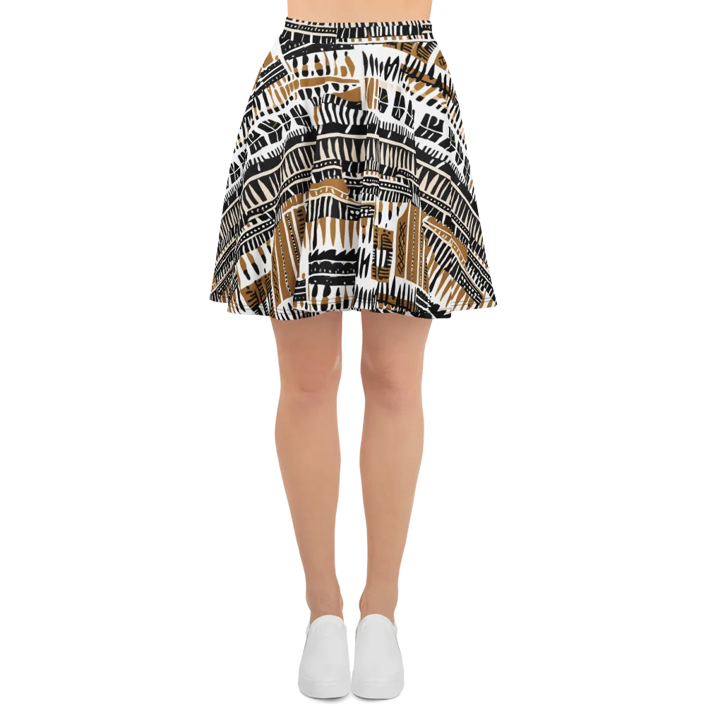 Desert Keys on Skater Skirt — Front