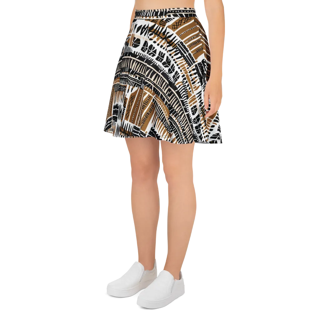 Desert Keys on Skater Skirt — Left