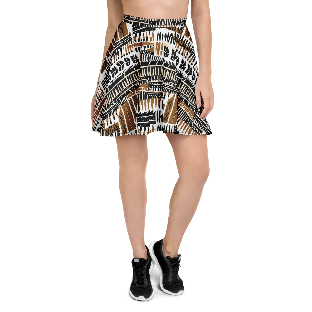 Desert Keys on Skater Skirt — Front