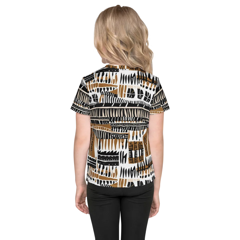 Desert Keys on Kids Crew Neck T-Shirt — Back