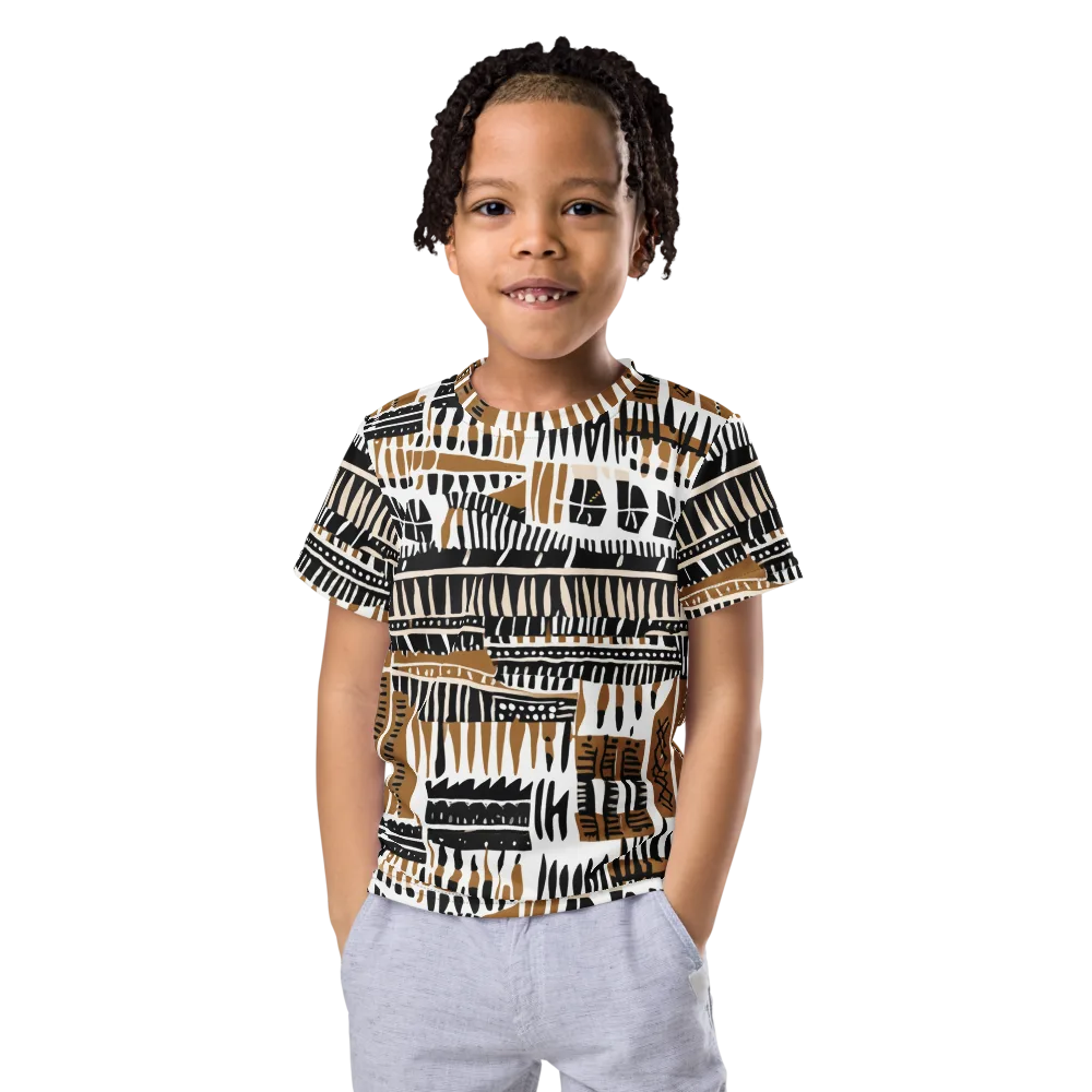 Desert Keys on Kids Crew Neck T-Shirt — Front