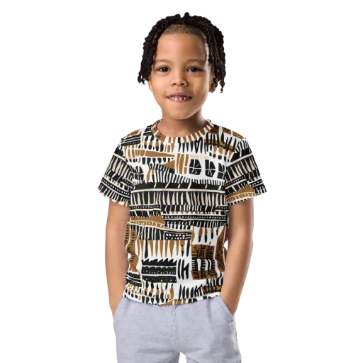 Desert Keys on a Kids Crew Neck T-Shirt