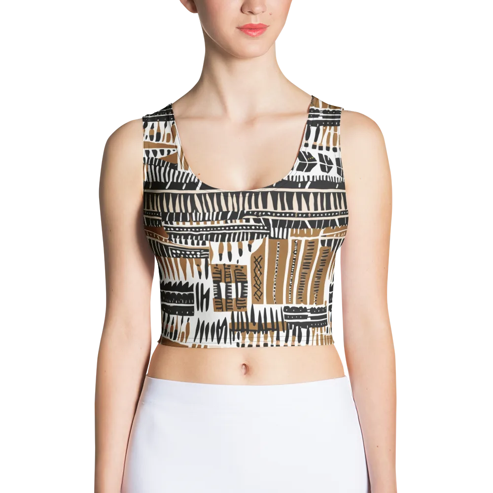 Desert Keys on Crop Top — Front