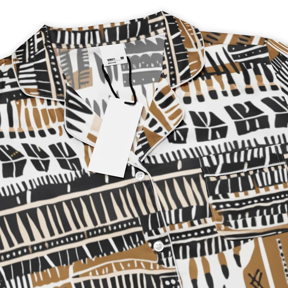 Desert Keys on Women's Short Sleeve Pajama Top — Product details