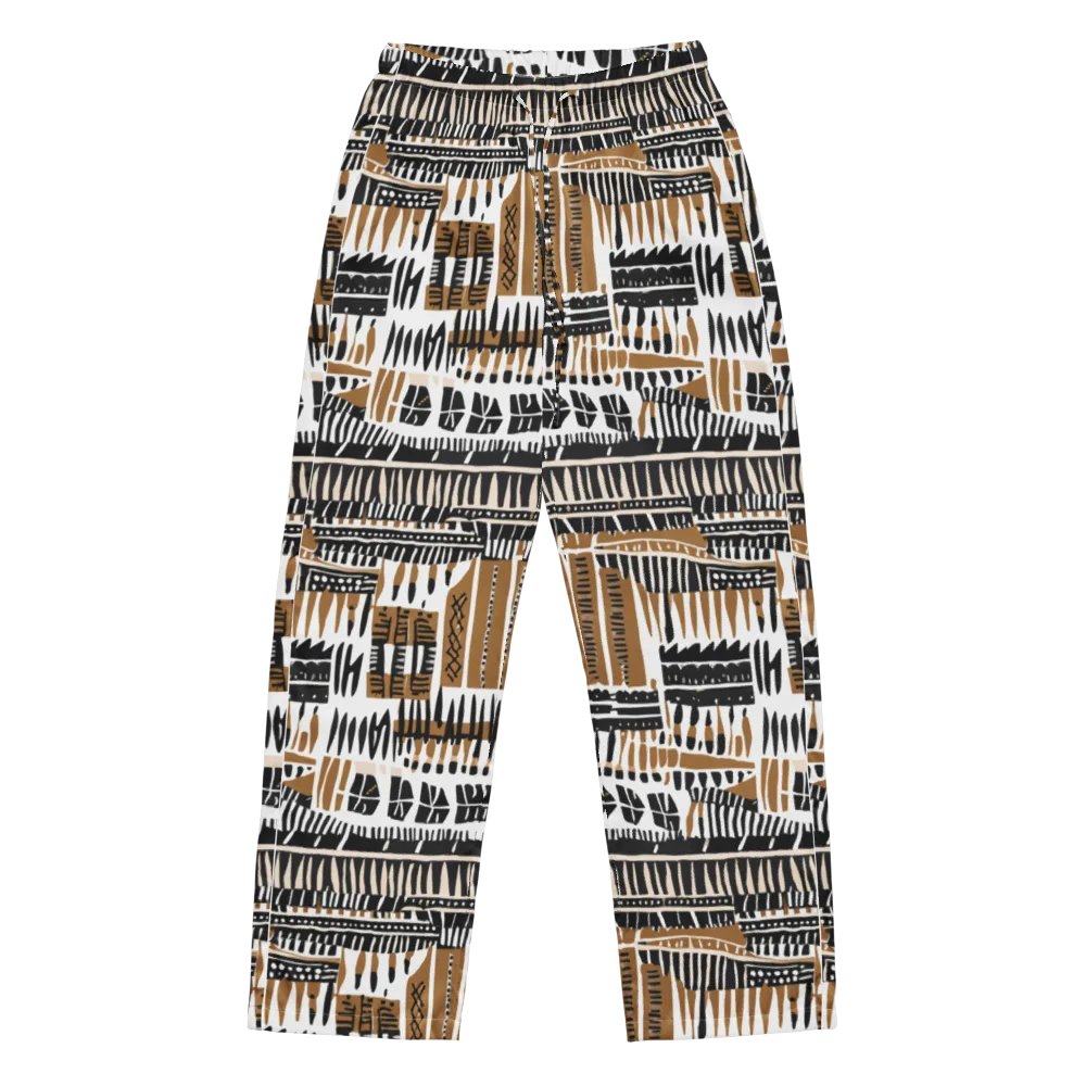 Desert Keys on Women's Pajama Pants — Front