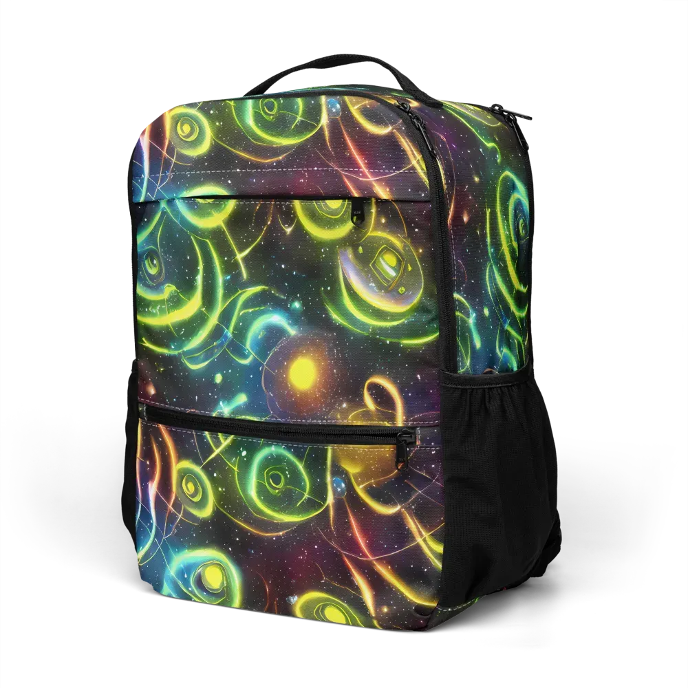 Orbiting Euphoria on Utility Backpack — Left Front