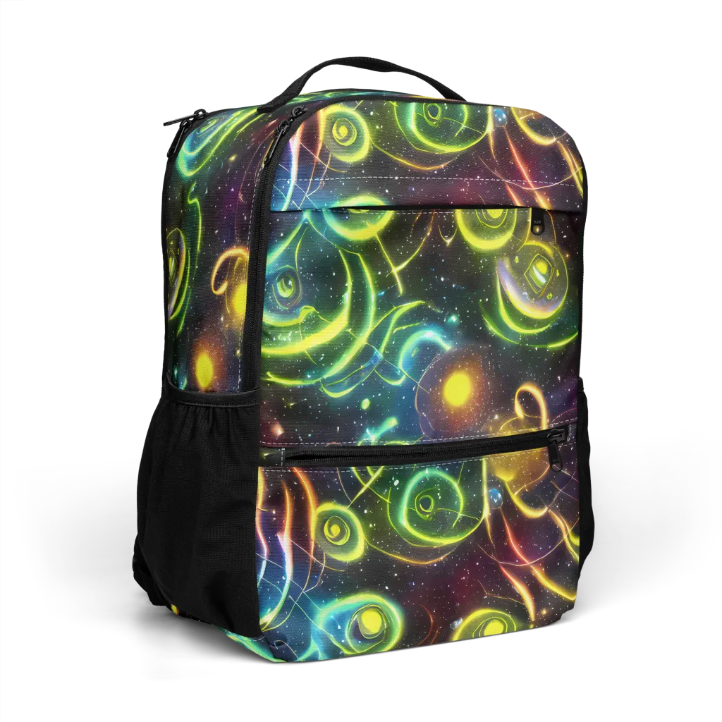 Orbiting Euphoria on Utility Backpack — Right Front