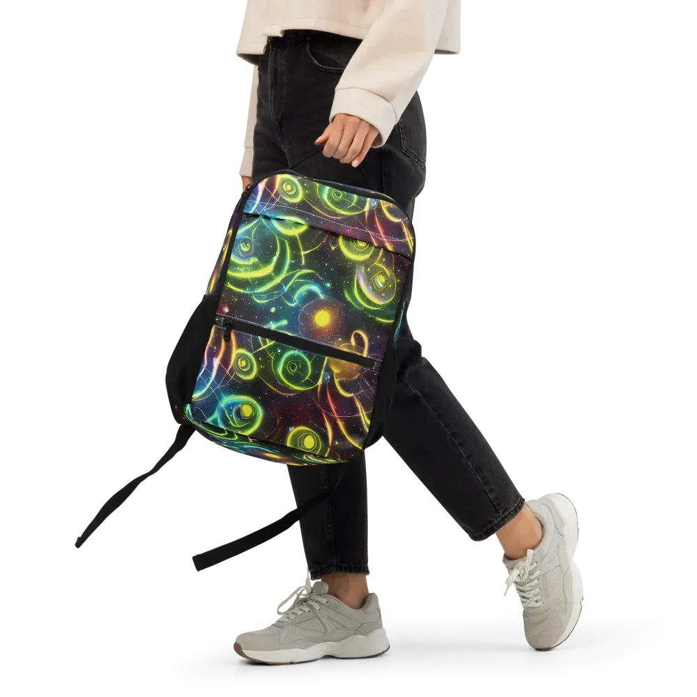 Orbiting Euphoria on Utility Backpack — Front