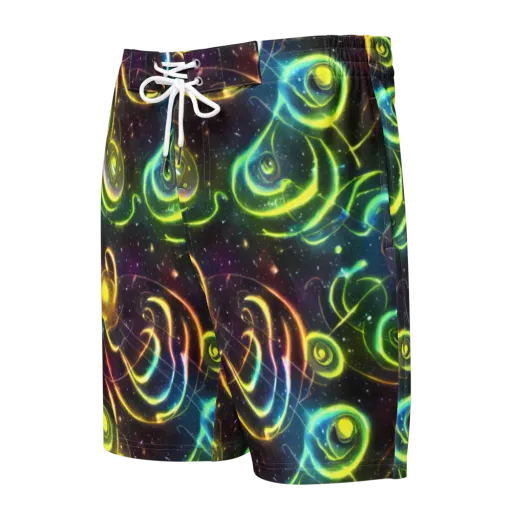 Orbiting Euphoria on a Men's Board Shorts