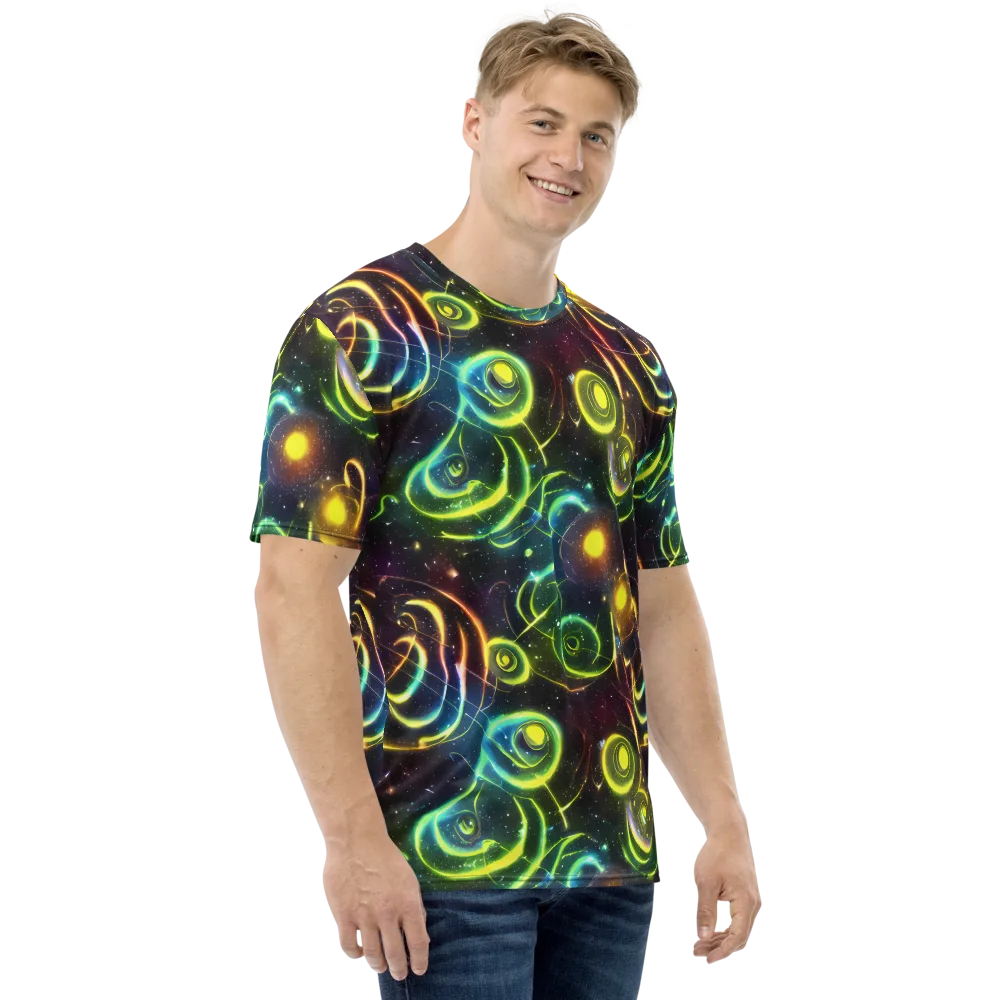 Orbiting Euphoria on Men's Crew Neck T-Shirt — Right