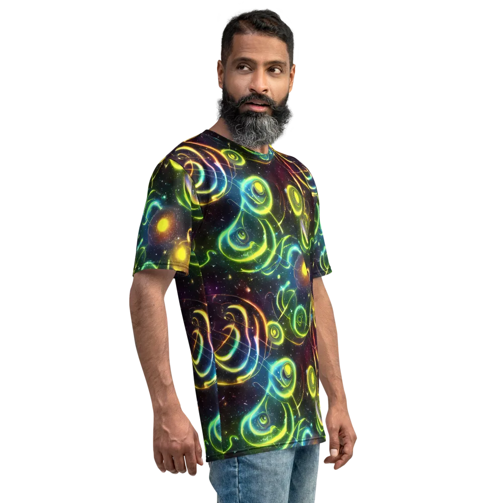 Orbiting Euphoria on Men's Crew Neck T-Shirt — Right