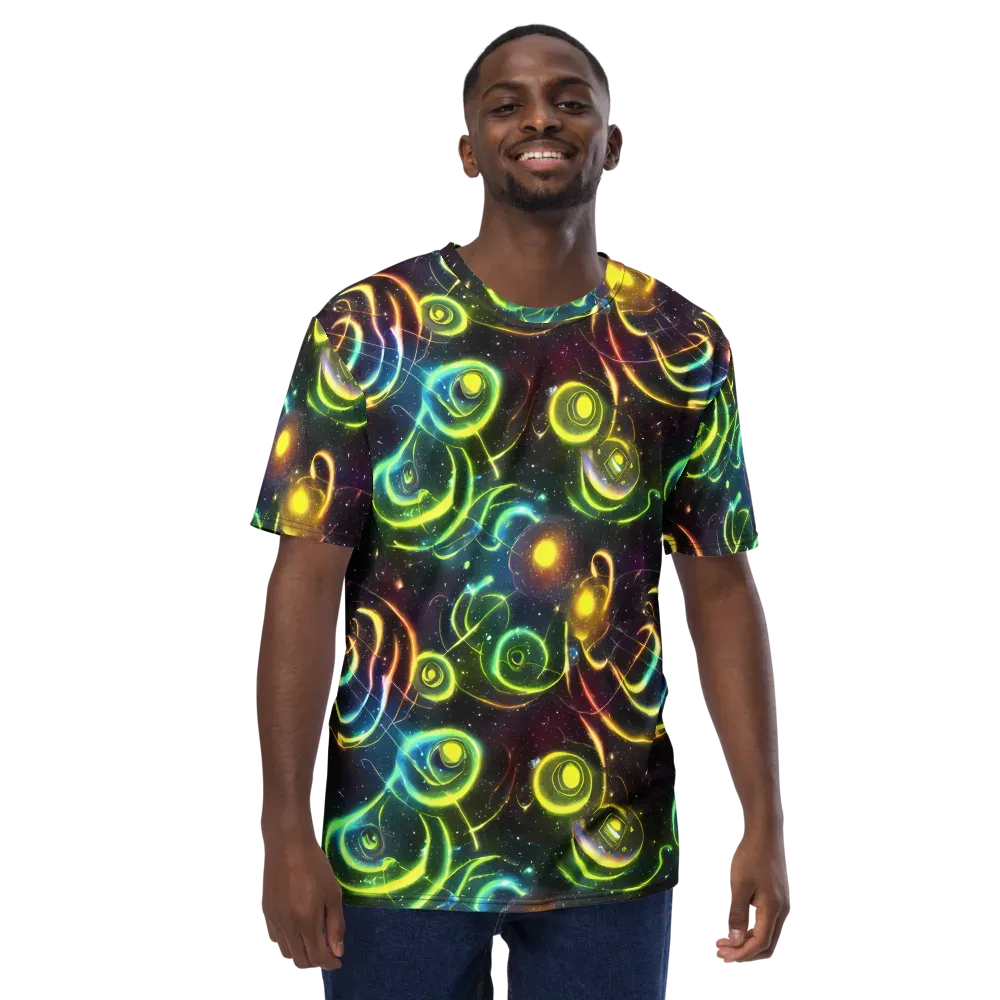 Orbiting Euphoria on Men's Crew Neck T-Shirt — Front