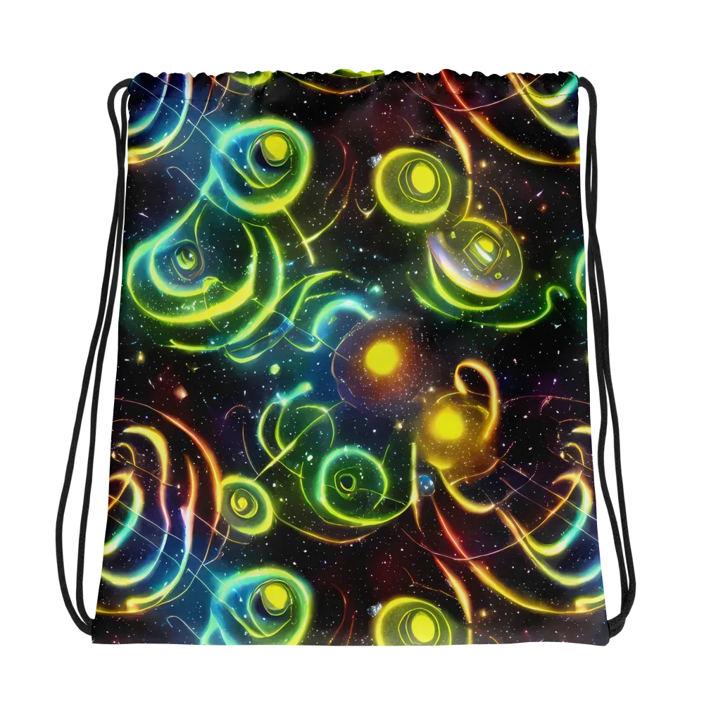 Orbiting Euphoria on Drawstring Bag — Photo