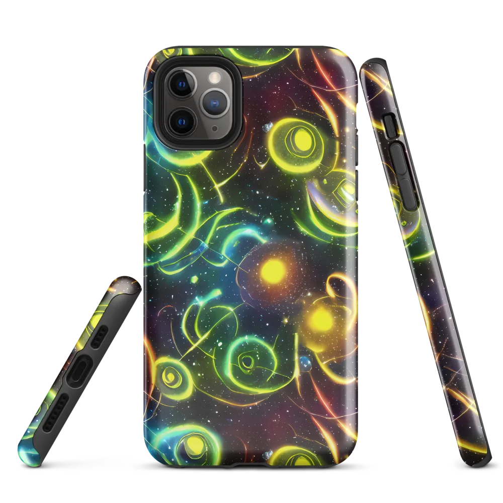 Orbiting Euphoria on Tough Case for iPhone® — Front